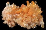 Orange Creedite Crystal Cluster - Durango, Mexico #99190-1